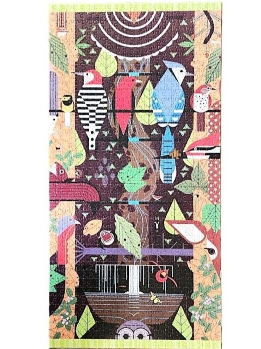 Charley Harper 1000 Piece Jigsaw Puzzle Birducopia Birds Jigsaw Puzzle Bird Blue